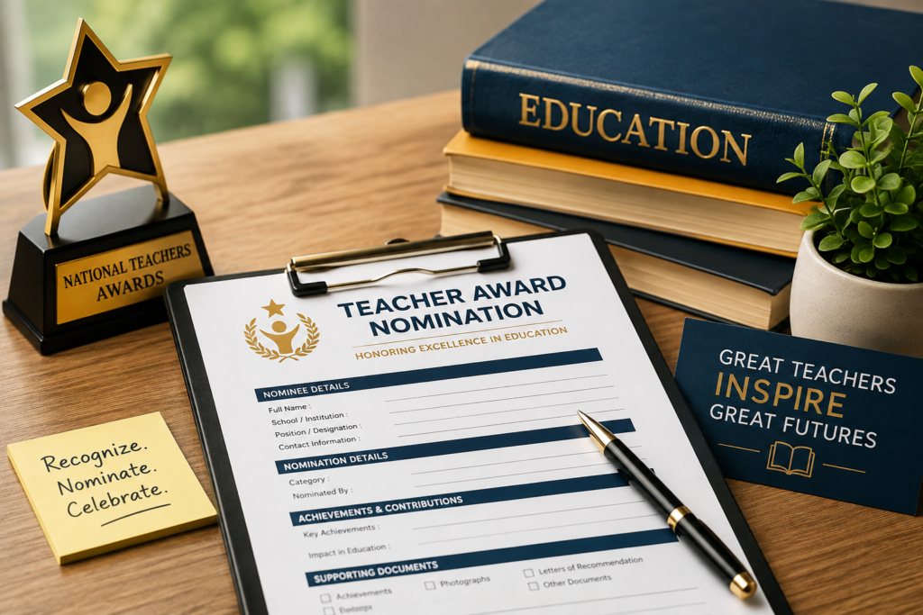 teacher award nomination
